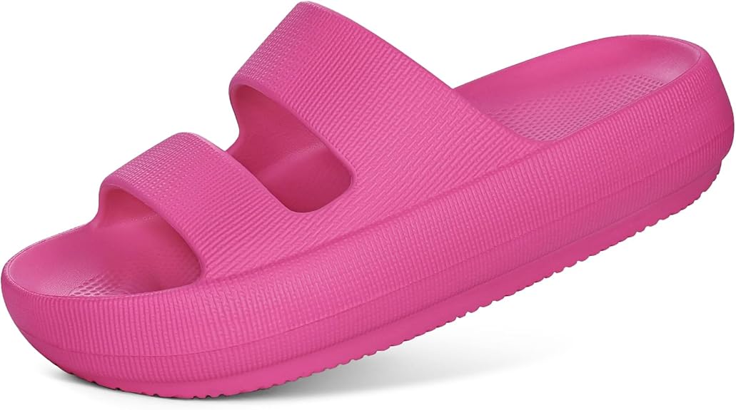 shevalues Orthopedic Slide Sandals for Women with Arch Support Pillow Soft Recovery Slip on Sandals Lightweight Summer Cloud Slippers for Plantar Fasciitis