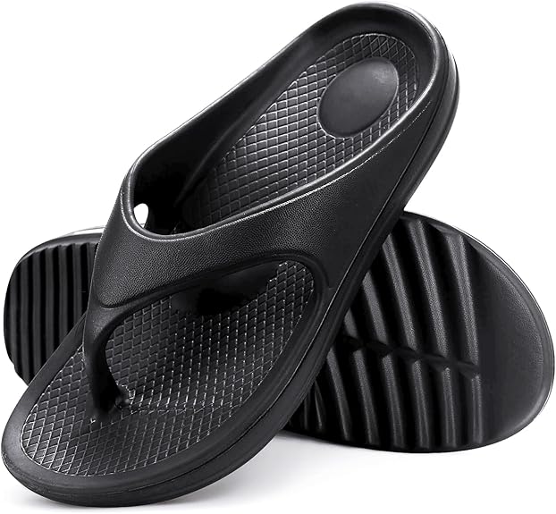 shevalues Orthopedic Sandals for Women Arch Support Recovery Flip Flops Pillow Soft Summer Beach Shoes