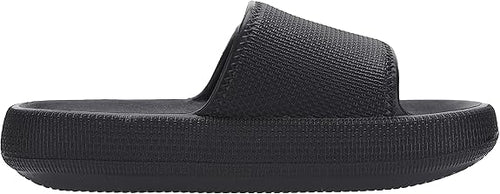 Joomra Slides for Women and Men Recovery Pillow Slippers Diabetic Sandals | Adjustable Strap | Dual Cushioned Thick Sole